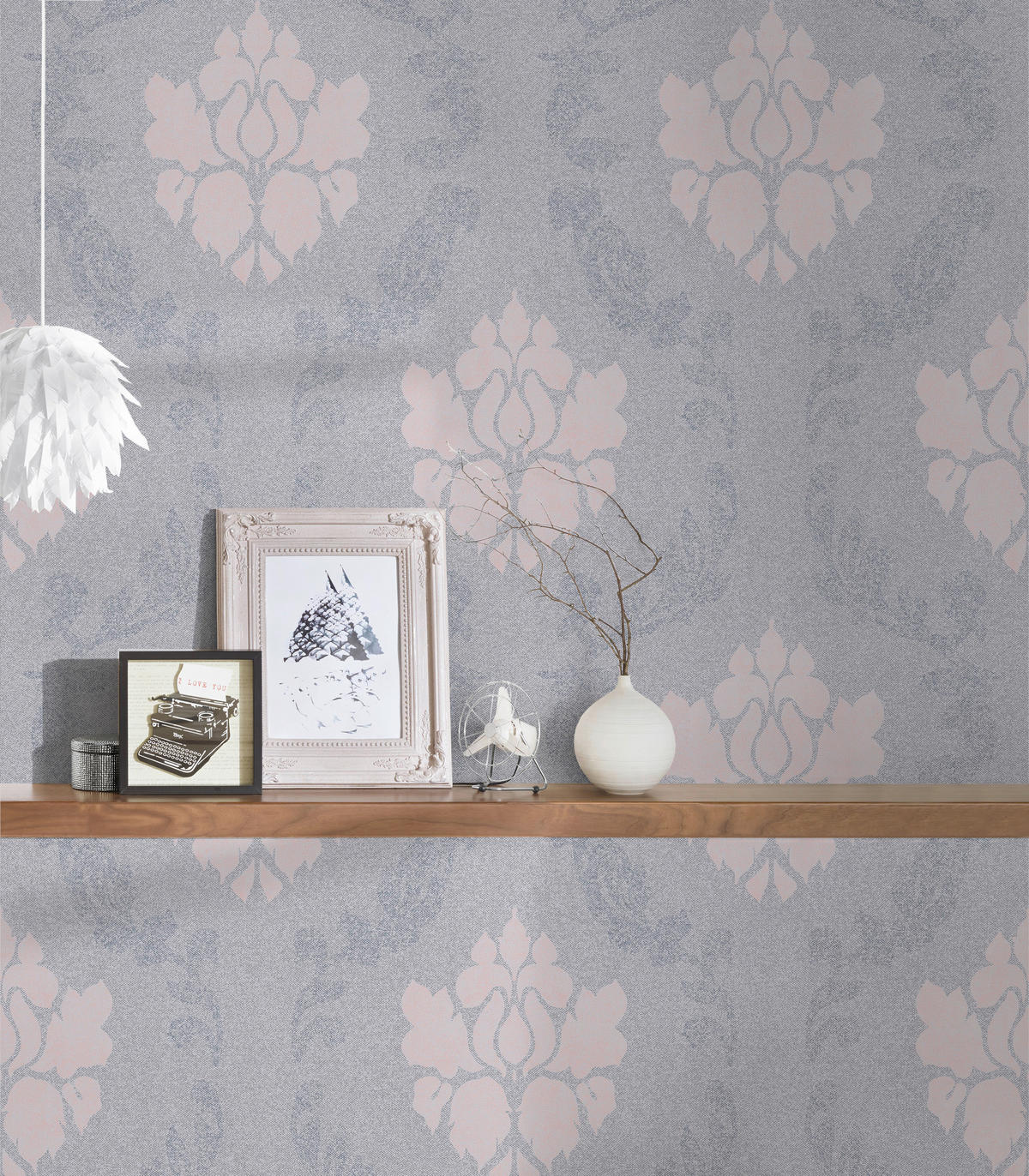 A.S.Creation Vliestapete New Elegance Barock rosa B/L: ca. 53x1005 cm New Elegance - rosa (53,00/1005,00cm) - A.S.Creation