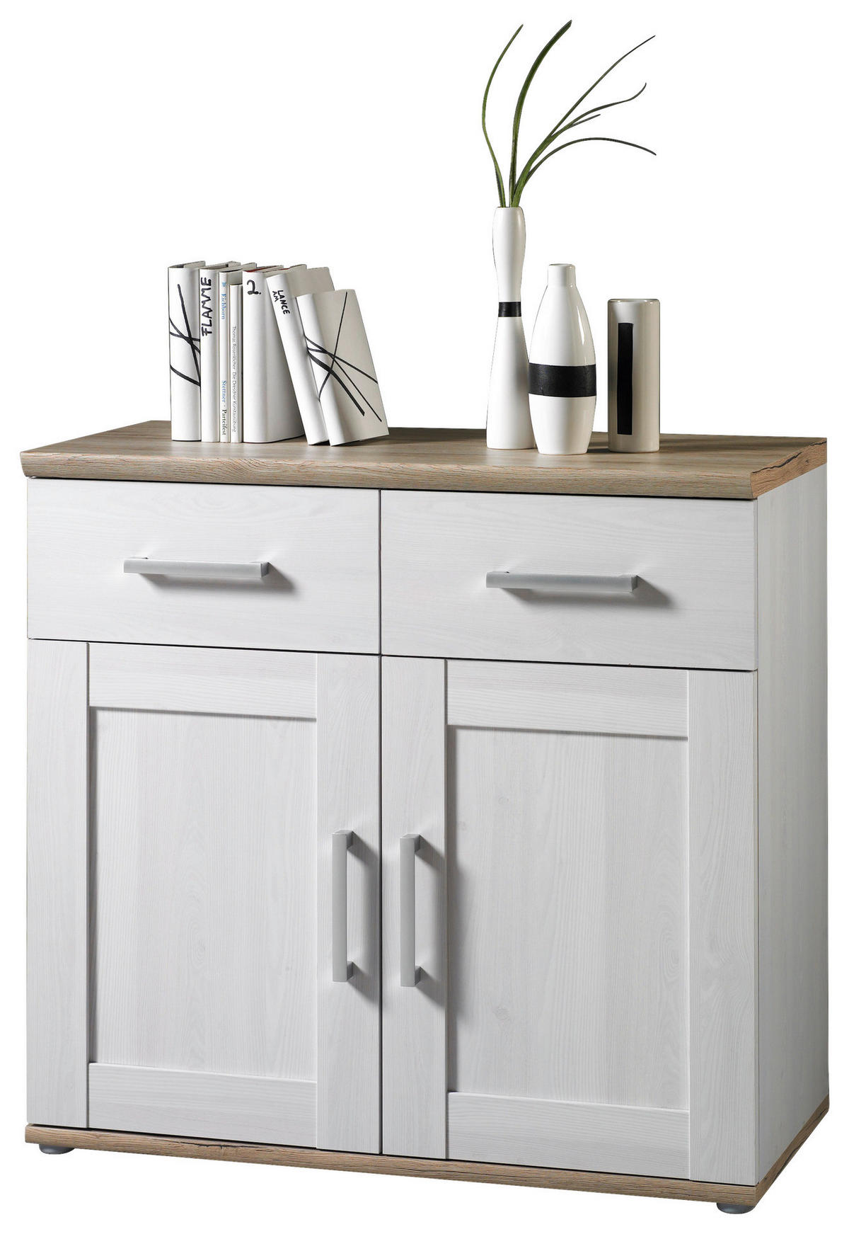 Kommode Romance Sibiu Lärche Nachbildung San-Remo Nachbildung B/H/T: ca. 93x89x45 cm Romance - (93,00/89,00/45,00cm)