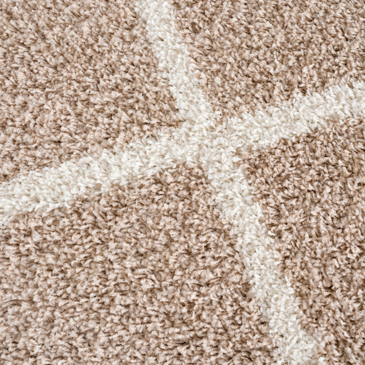 Sanat Hochflorteppich MADRID beige D: ca. 200 cm MADRID - beige (200,00cm) - Sanat