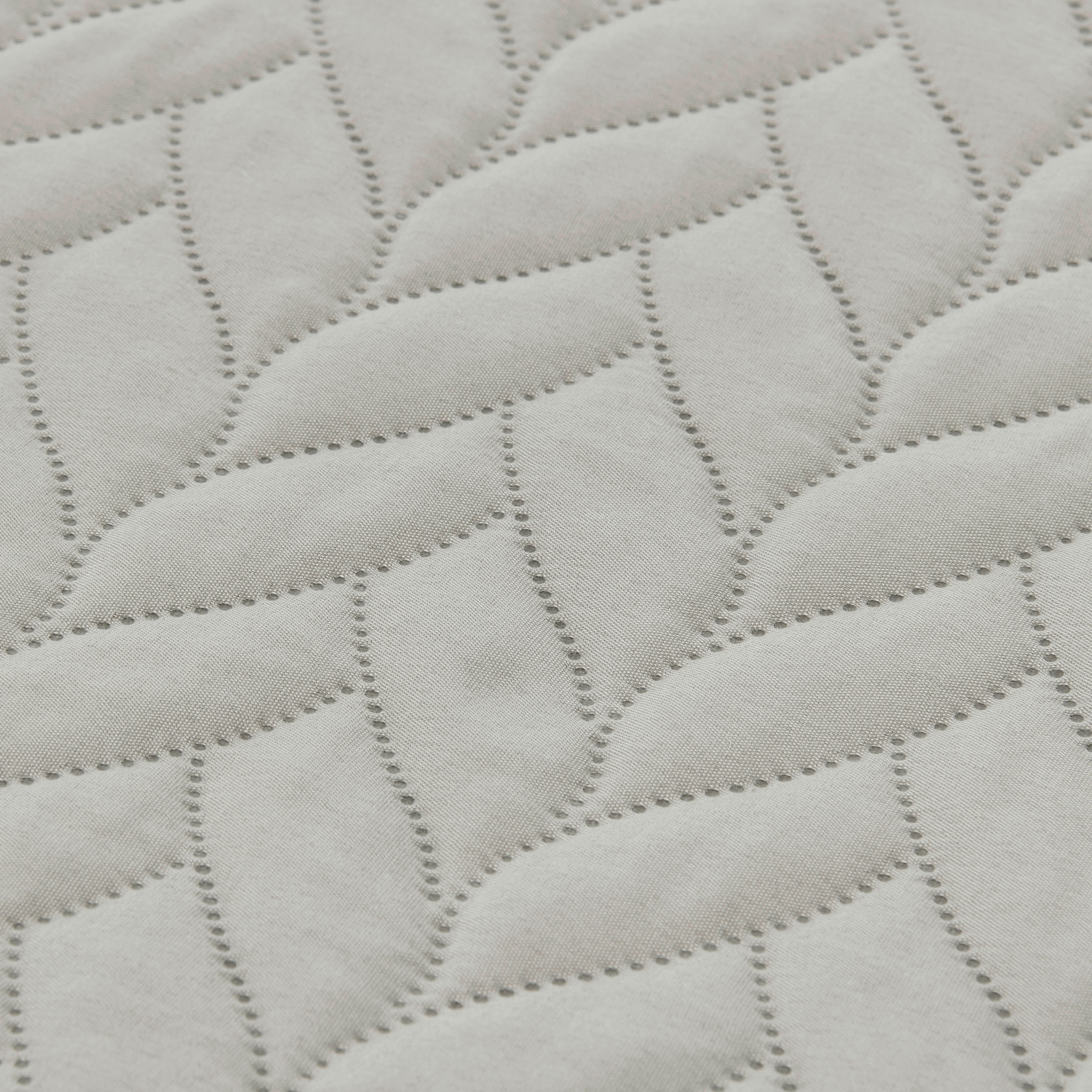 Tagesdecke Tagesdecke Zopfmuster silber - silber (220,00/240,00cm)