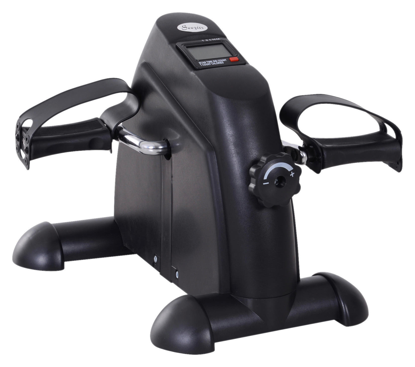 HOMCOM Pedaltrainer schwarz Metall B/H/T: ca. 39x31x40 cm Pedaltrainer__LCD-Display - schwarz (39,00/31,00/40,00cm) - HOMCOM