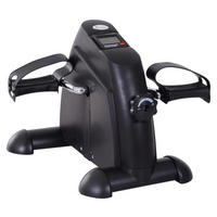 HOMCOM Pedaltrainer schwarz Metall B/H/T: ca. 39x31x40 cm Pedaltrainer__LCD-Display - schwarz (39,00/31,00/40,00cm) - HOMCOM