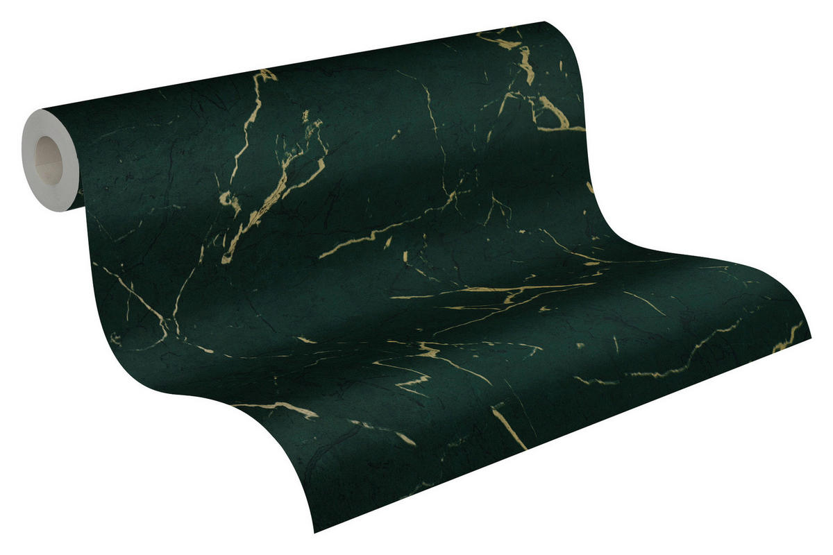 A.S.Creation Vliestapete gold B/H/D: ca. 53x1005x7,4 cm Vliestapete - gold (7,40/1005,00cm) - A.S.Creation