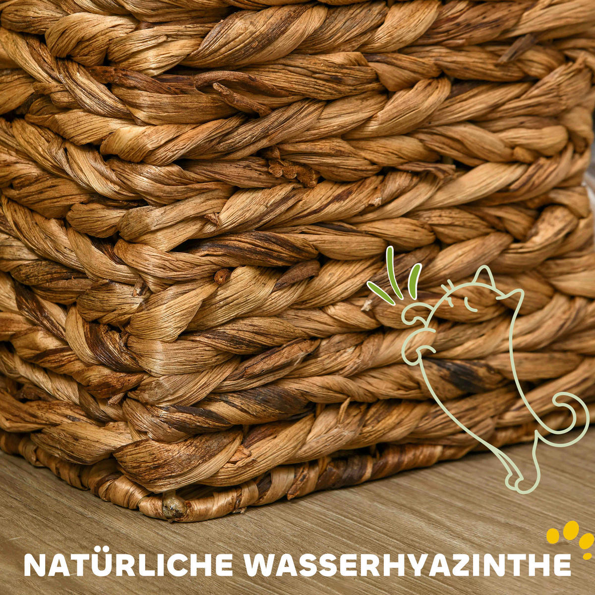 PawHut Kratztonne braun Stahl B/H/L: ca. 31x76x40 cm Kratztonne - braun (40,00/31,00/76,00cm) - PawHut