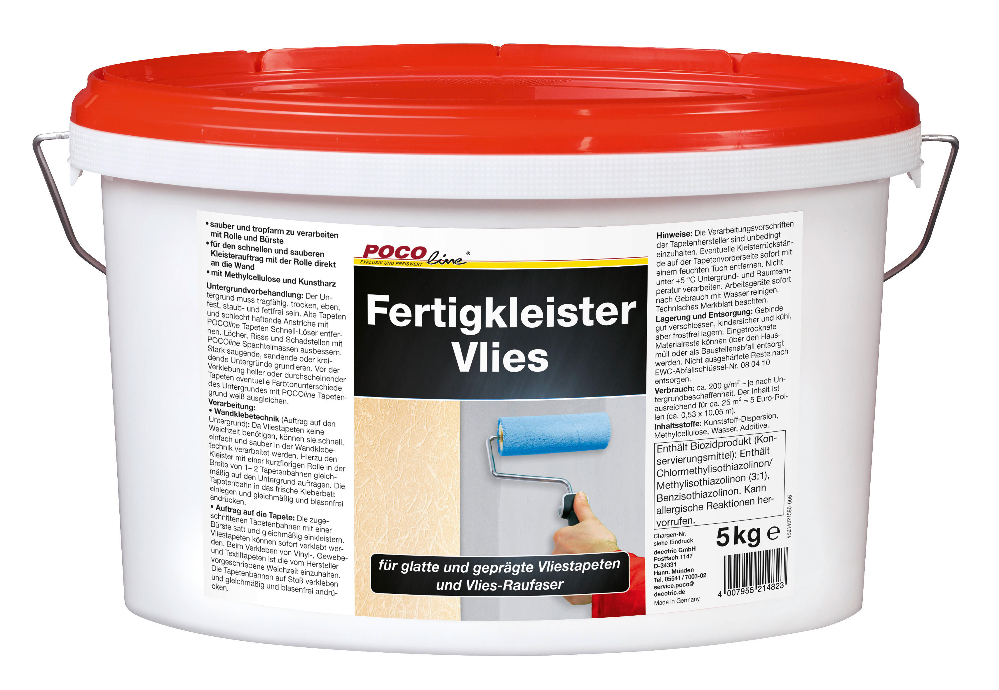 POCOline Tapetenkleister Vlies ca. 5 kg Vlies - POCOline