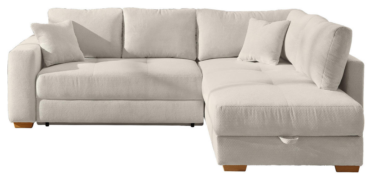 Funktionsecke hellbeige Kord B/H/T: ca. 257x85x206 cm Sunset_Funktionsecke - Eiche/hellbeige (257,00/85,00/206,00cm)