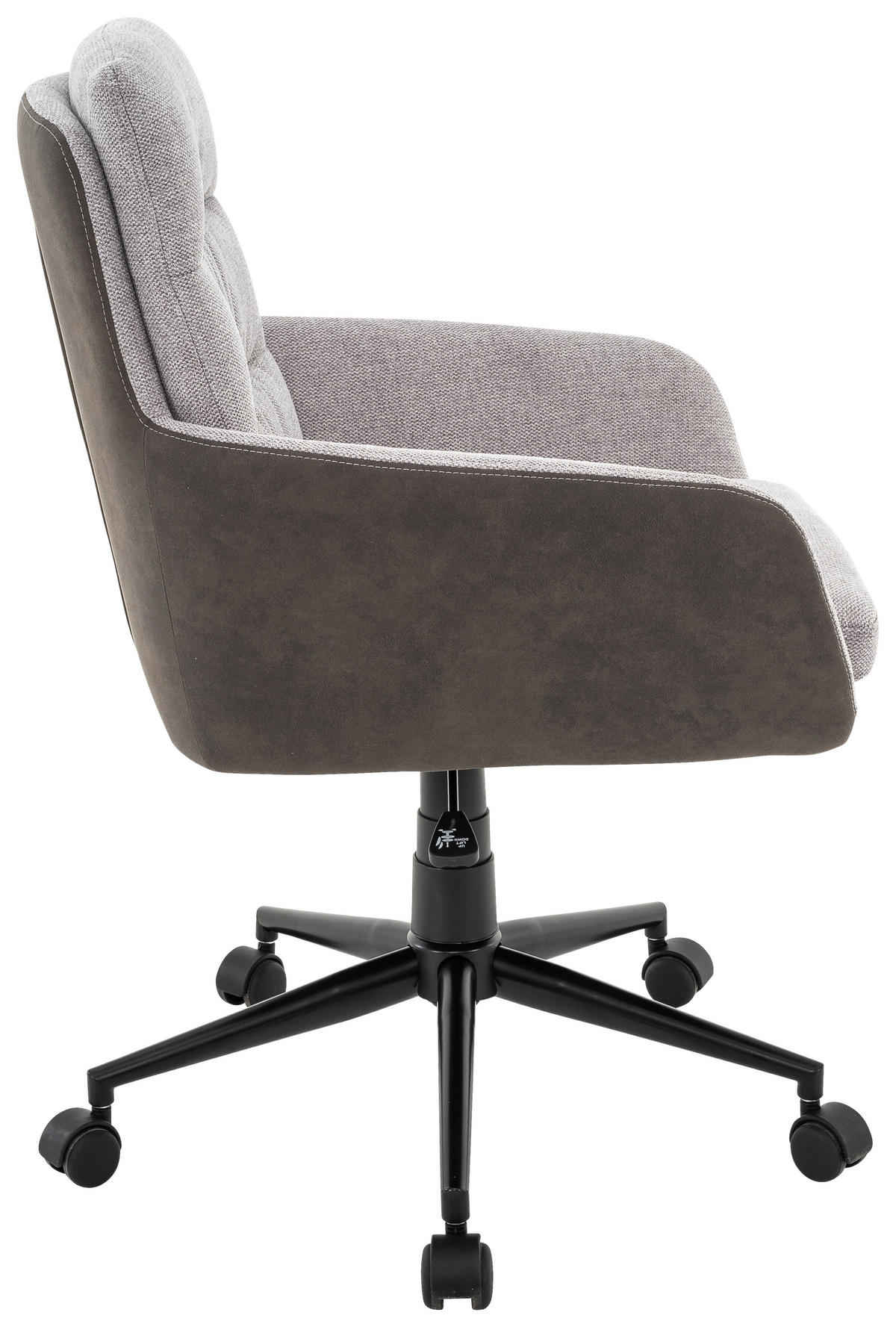 Drehstuhl POCOLine grau braun dunkel Stoff Kunstleder POCOLine - braun/grau