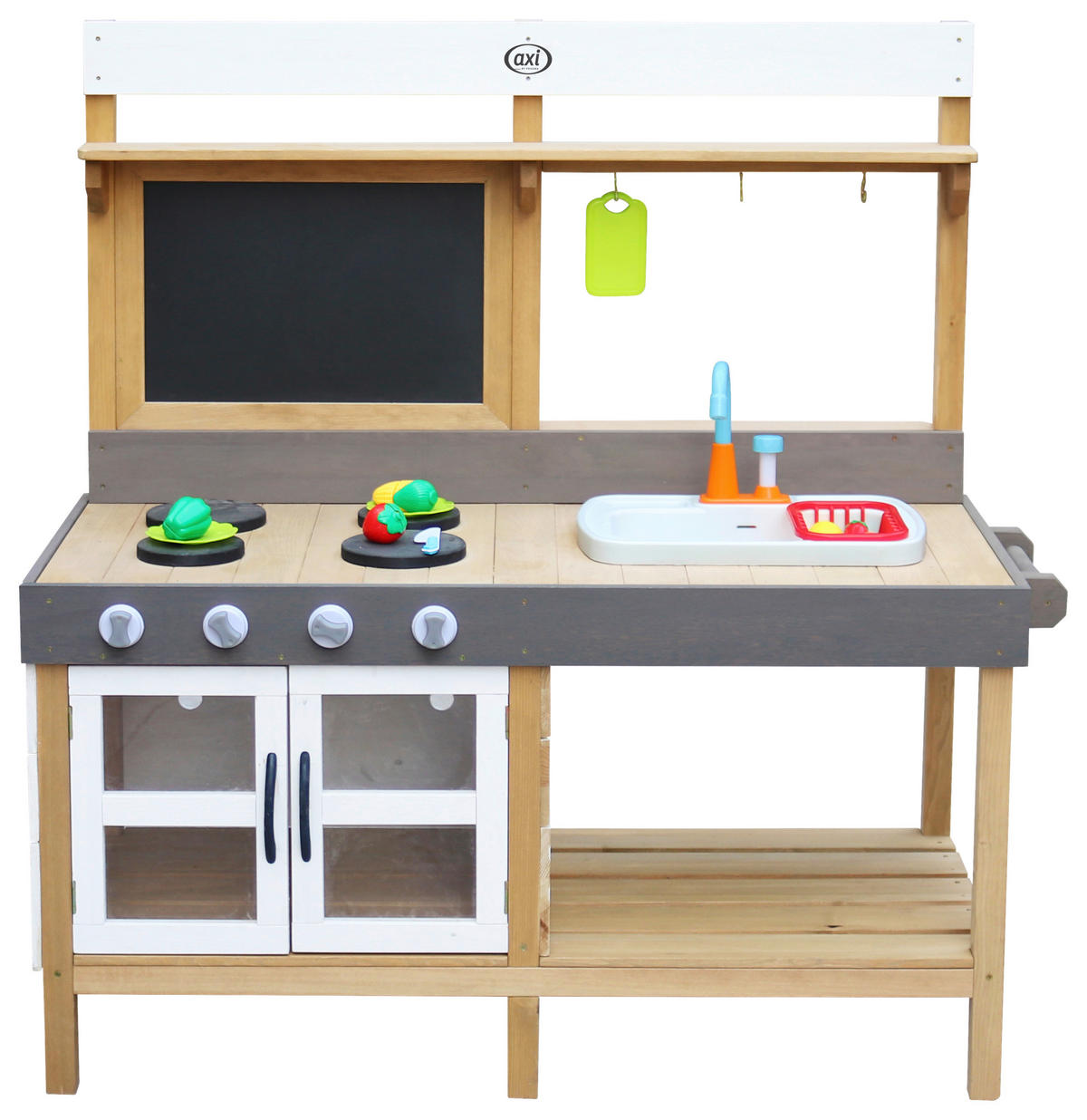AXI Spielküchen Rosa braun B/H/L: ca. 75x100x40 cm Rosa - braun/weiß (40,00/75,00/100,00cm) - AXI