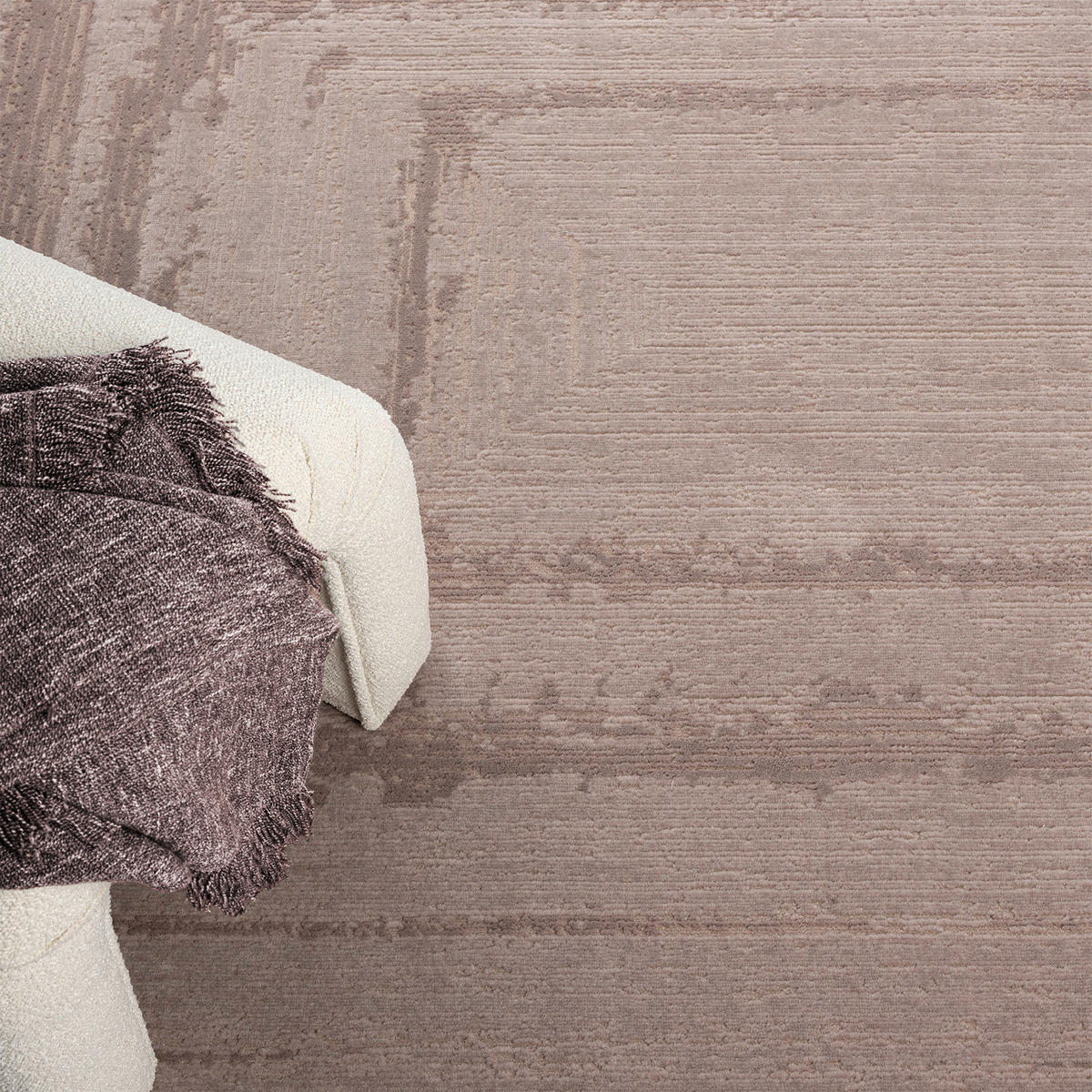 Webteppich Costa taupe B/L: ca. 80x150 cm Costa - taupe (80,00/150,00cm)