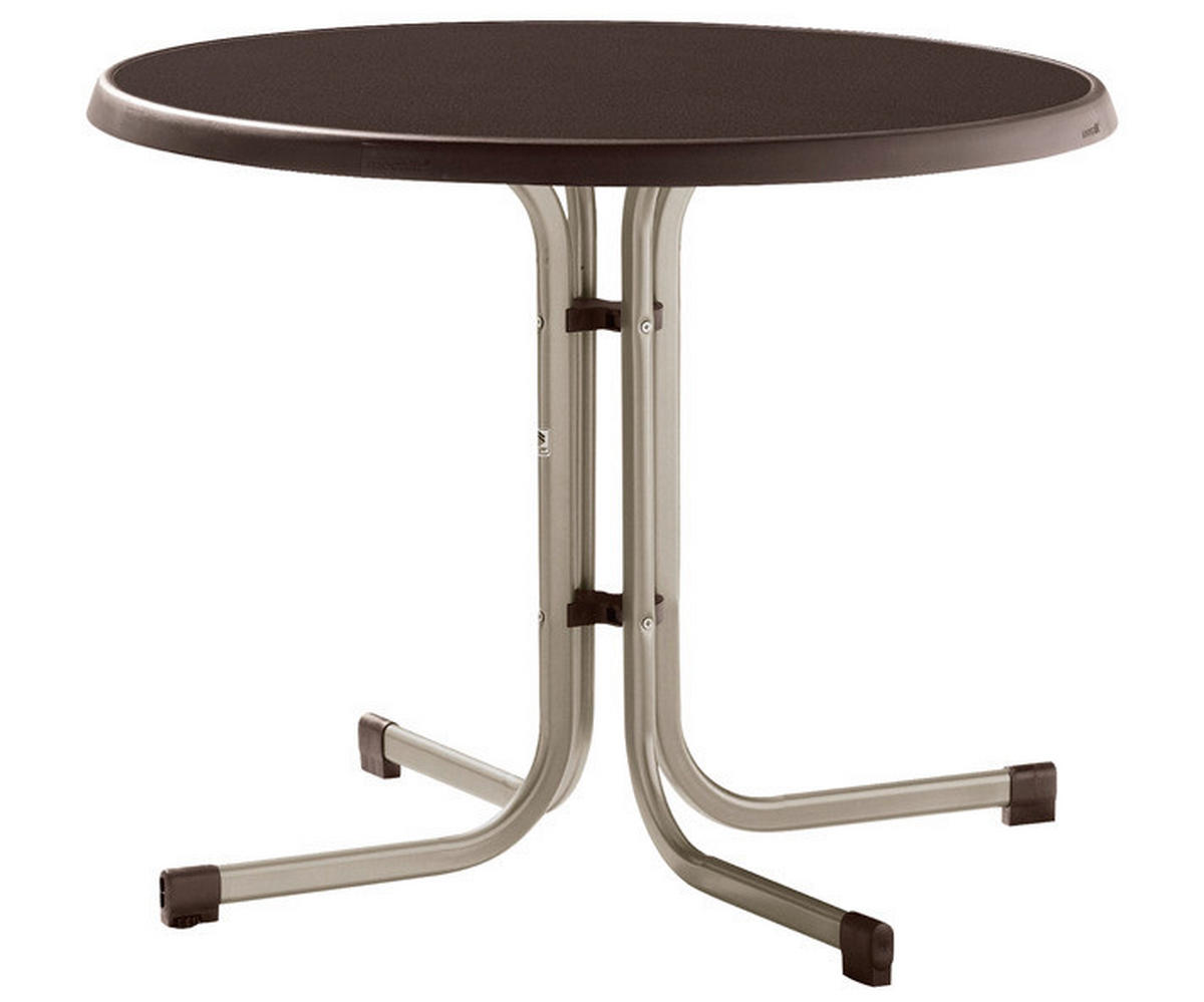 Sieger Boulevardtisch anthrazit Stahl H/D: ca. 72x86 cm Boulevardtisch_Sieger - anthrazit (86,00/72,00cm) - Sieger