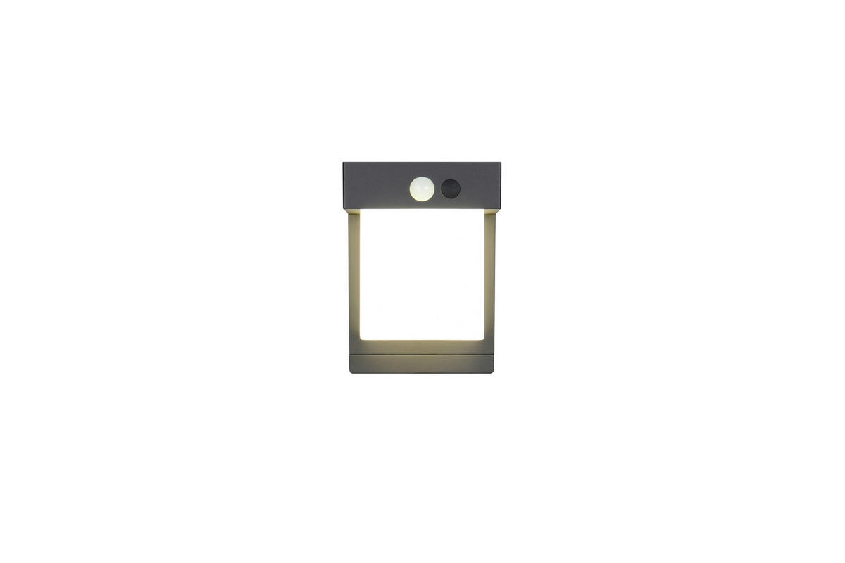 Solar-Außenwandleuchte mattschwarz B/H: ca. 1x14 cm COLOMBO - mattschwarz (1,00/14,00cm) - Reality
