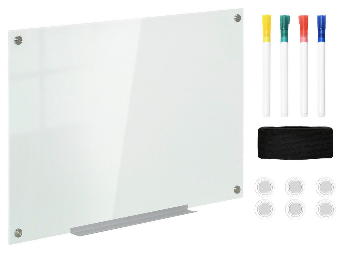 Vinsetto Wandboard Magnettafel - weiß (0,40/60,00/90,00cm) - Vinsetto