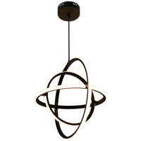 Deckenleuchte schwarz Metall H/D: ca. 120x50 cm GU10 1 Brennstellen LED-Pendelleuchte_Rachel - schwarz (50,00/120,00cm)