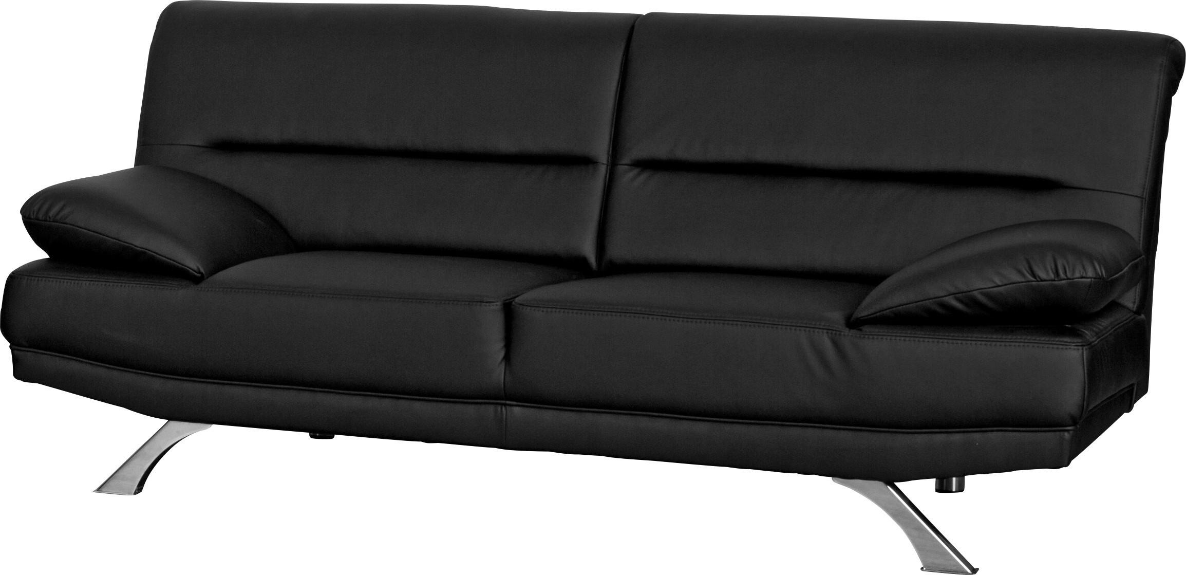 sofa bruno schwarz b/h/t: ca. 191x83x94 cm