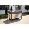 Westmann MülltonnenverkleidungBox Planum Box Planum - natur/anthrazit (90,00/170,00/120,00cm) - Westmann