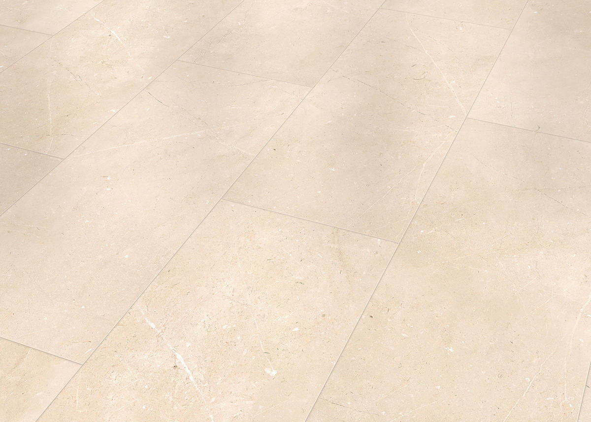 Laminatboden Eiche soft ca. 2,367 m² im Paket  B/L: ca. 28x60,4 cm pro Paket Eiche soft ca. 2,367 m² im Paket - weiß (28,00/60,40cm)
