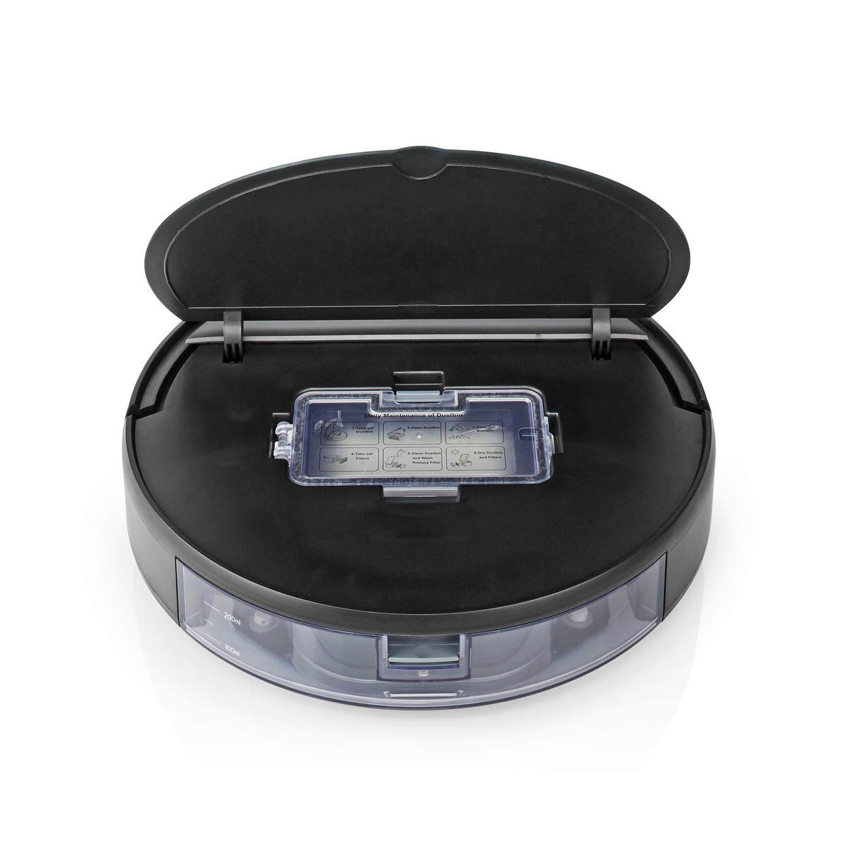 Nedis Roboter-Staubsauger schwarz Kunststoff B/H/L: ca. 32x7,8x0,3 cm SmartLife - schwarz (0,30/32,00/7,80cm) - Nedis