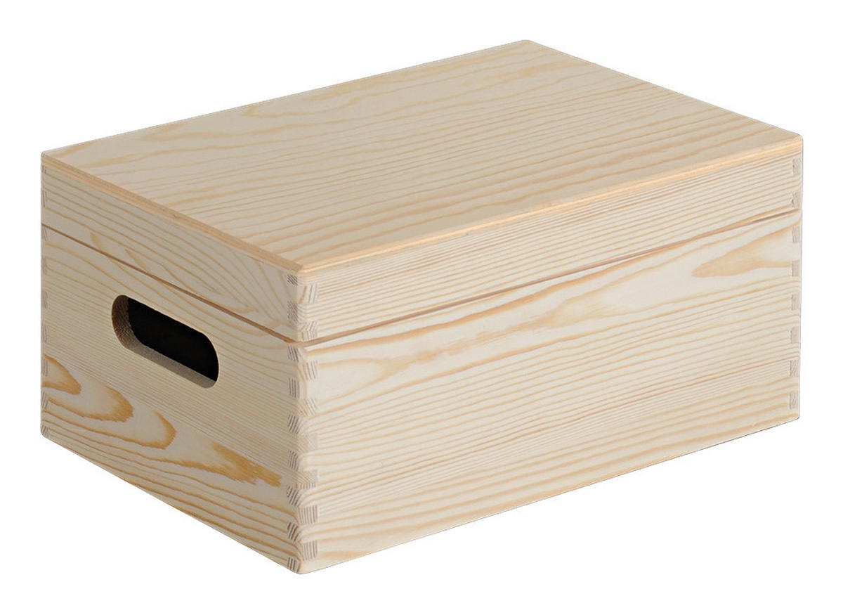 Kesper Allzweckkiste natur Kiefer B/H/L: ca. 19x13,5x29 cm Allzweckkiste - natur (29,00/19,00/13,50cm) - Kesper