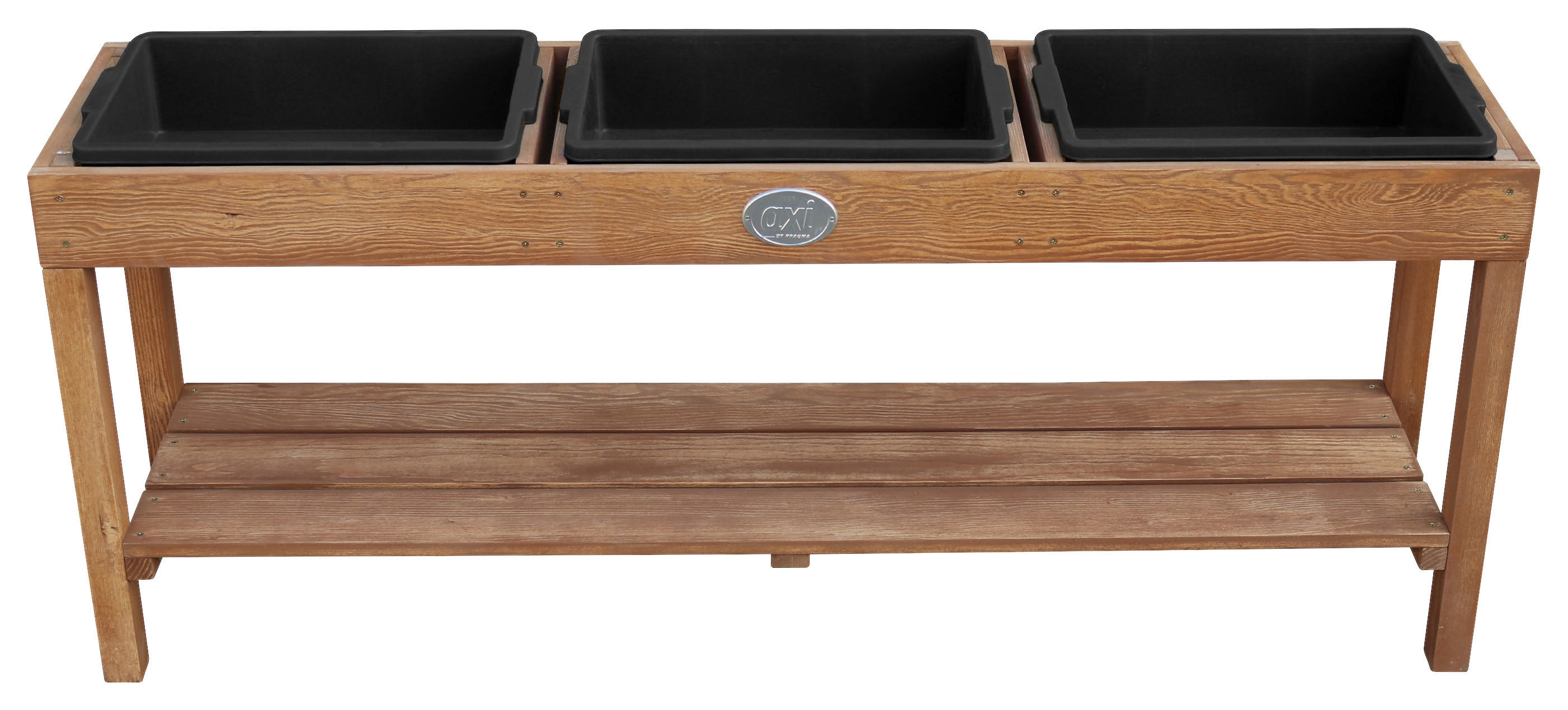 AXI Aktivitäten-Tisch braun B/H/L: ca. 124x50x27 cm Aktivitäten-Tisch - braun/schwarz (27,00/124,00/50,00cm) - AXI