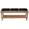 AXI Aktivitäten-Tisch braun B/H/L: ca. 124x50x27 cm Aktivitäten-Tisch - braun/schwarz (27,00/124,00/50,00cm) - AXI
