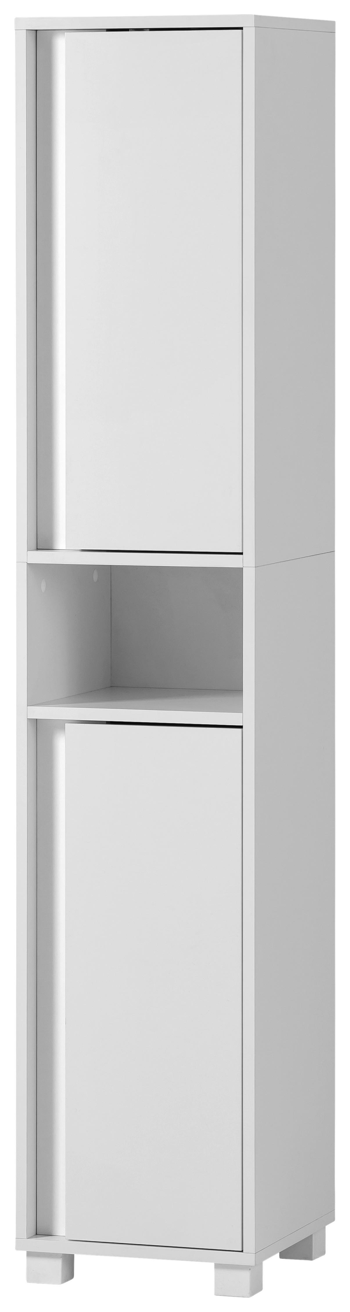 Hochschrank Dex weiß matt B/H/T: ca. 32,6x164,7x33 cm