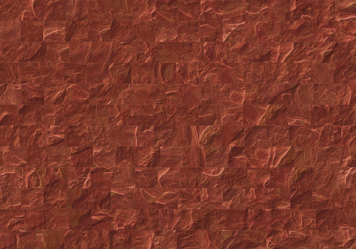 Komar Fototapete Red Slate Tiles B/L: ca. 400x280 cm Red Slate Tiles - (400,00/280,00cm) - Komar