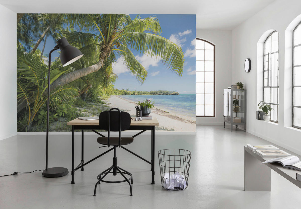 Komar Fototapete Fiji Dreams Boat B/L: ca. 450x280 cm Fiji Dreams Boat - (450,00/280,00cm) - Komar