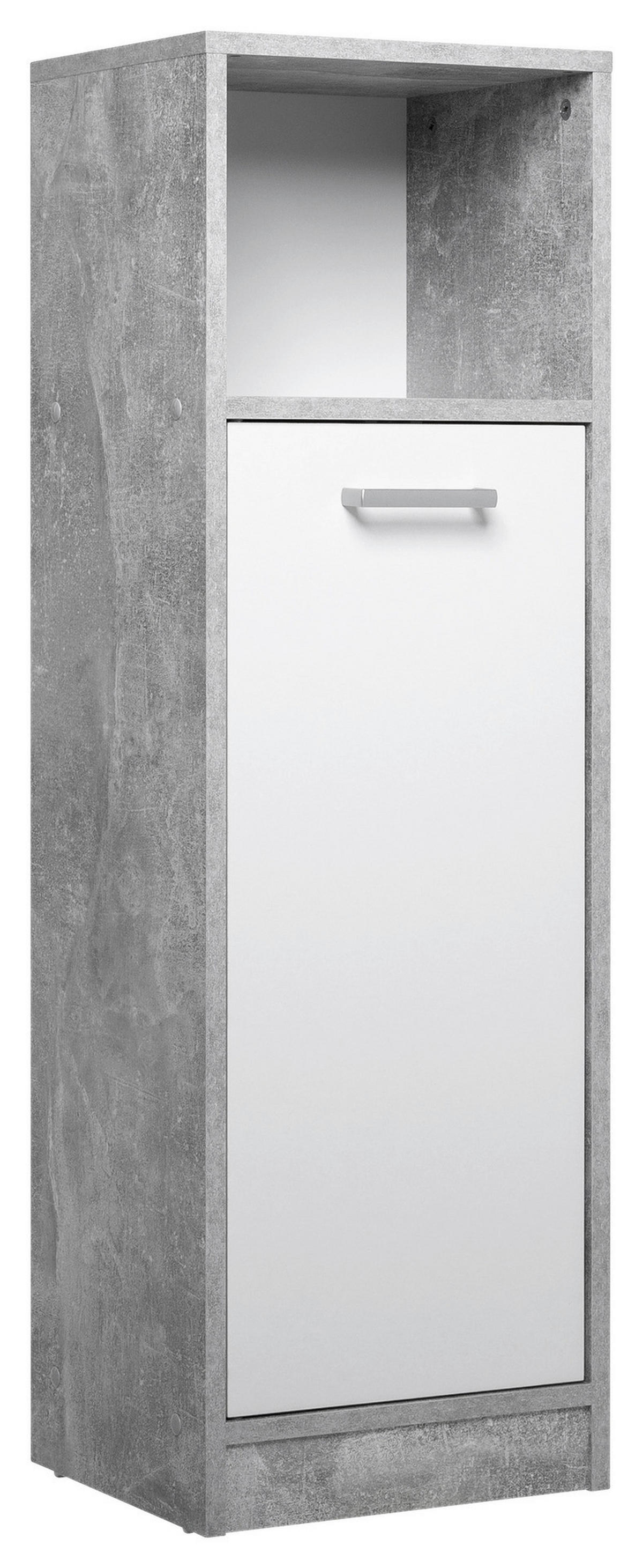 Bad-Set Madeira Beton Optik weiß B/H/T: ca. 123x76,5x28 cm Madeira - weiß (123,00/76,50/28,00cm)