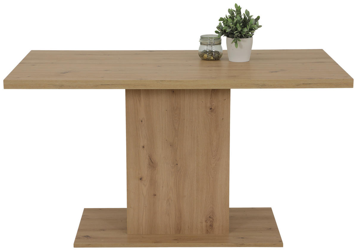 Esstisch LINN Eiche Artisan Nachbildung B/H/T: ca. 138x76x80 cm LINN - Eiche (138,00/76,00/80,00cm) - Hela