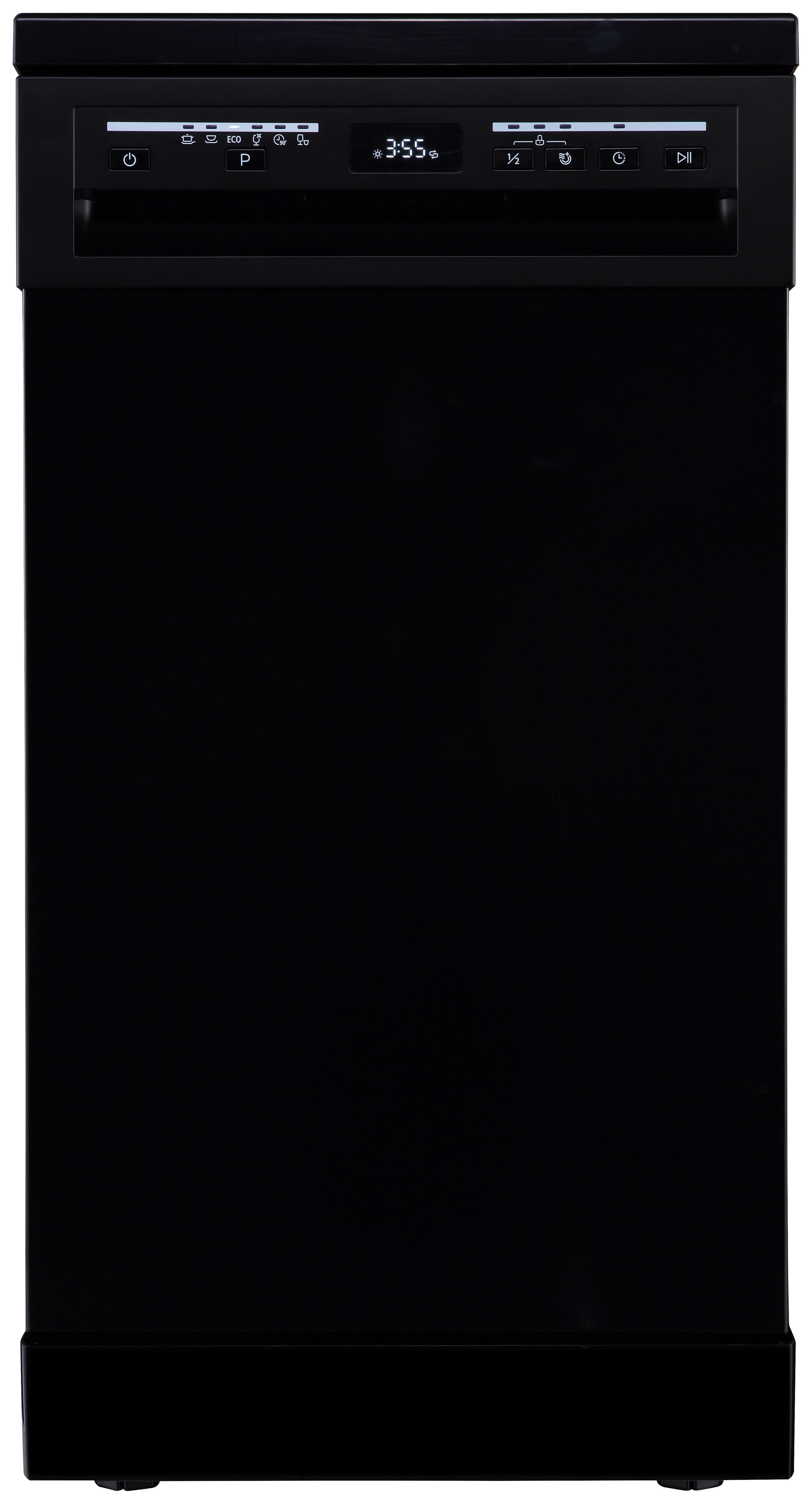 PKM Geschirrspüler GSP10-6DP1B schwarz B/H/T: ca. 45x85x60 cm Geschirrspüler GSP10-6DP1B - schwarz (45,00/85,00/60,00cm) - PKM