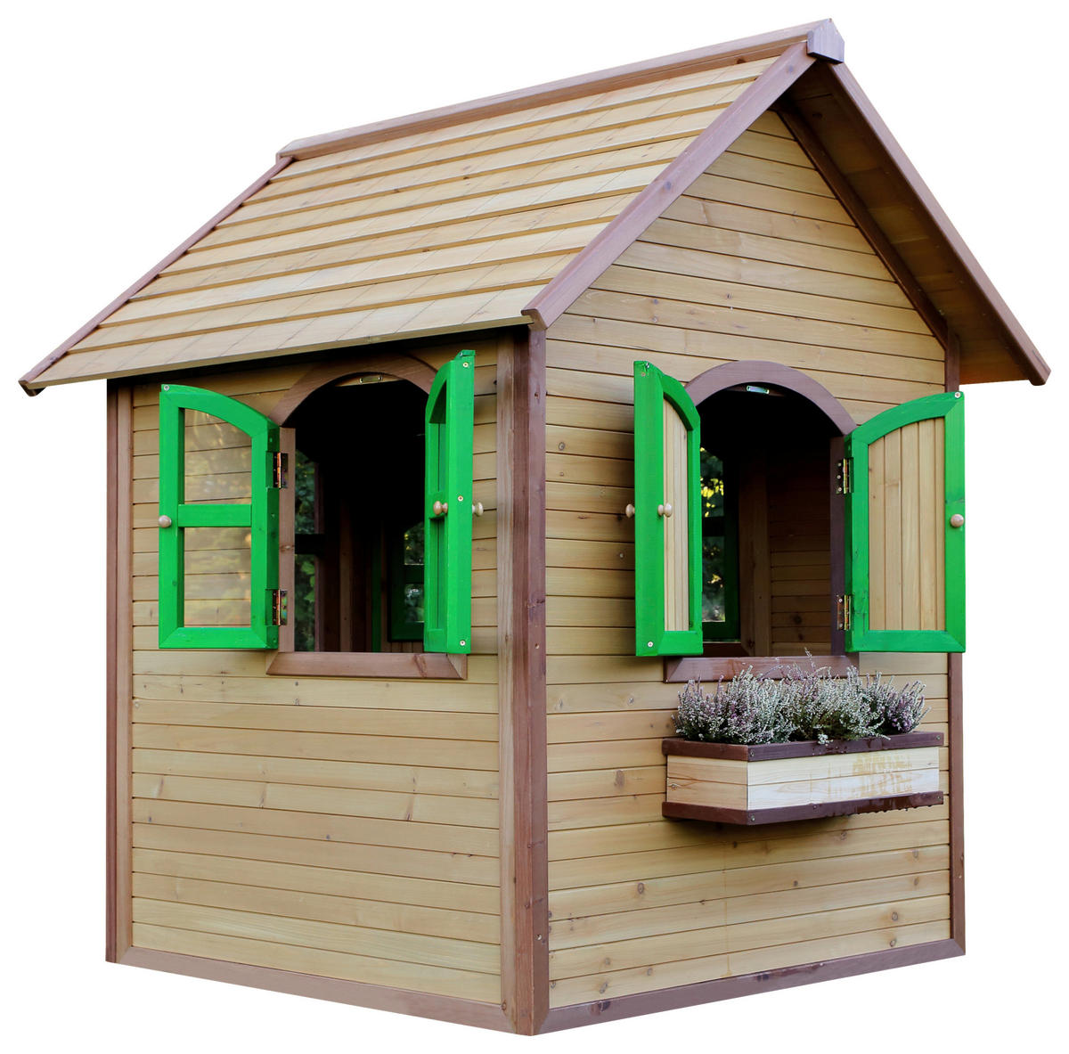 AXI Spielhaus Julia natur B/H/T: ca. 137x175x151 cm Julia - natur/grün (137,00/175,00/151,00cm) - AXI