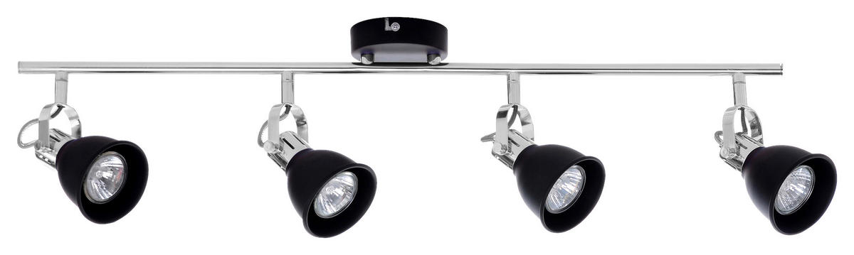 SPOT Light Deckenleuchte Anita 2766404 Anita - schwarz/Chrom (78,00/19,00/9,00cm) - SPOT Light
