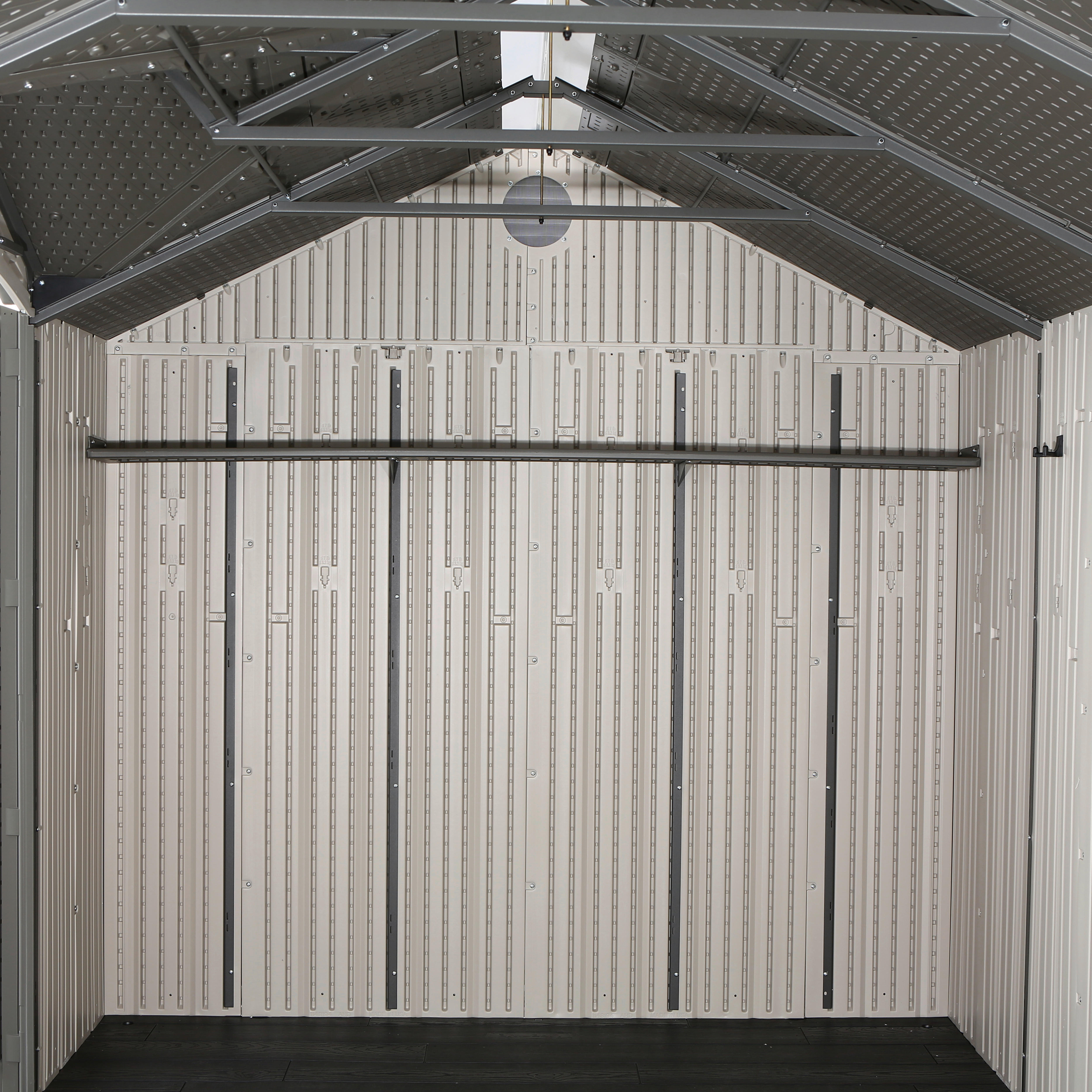 Lifetime Gerätehaus Texas hellgrau B/H/L: ca. 381x243,84x243,84 cm Texas - hellgrau (243,84/381,00/243,84cm) - Lifetime