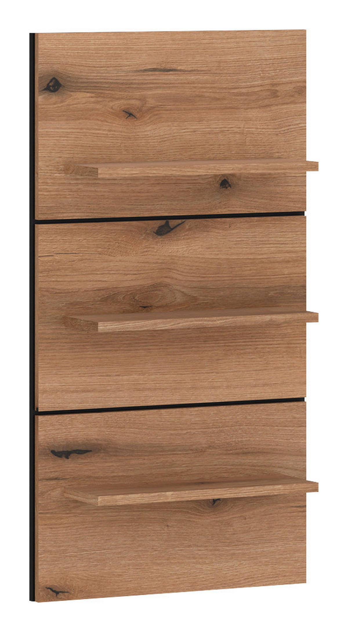 Wandpaneel Mateo Eiche Evoke Coast Nachbildung schwarz matt B/H/T: ca. 50x96x18 cm Mateo - Eiche/schwarz (50,00/96,00/18,00cm)