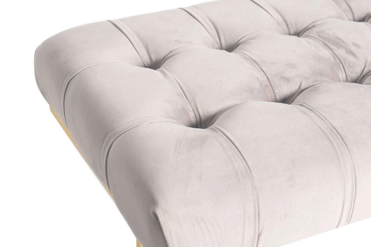 Sitzbank Rare 201 taupe B/H/T: ca. 47x48x100 cm Rare 201 - gold/taupe (47,00/48,00/100,00cm) - 360 Living