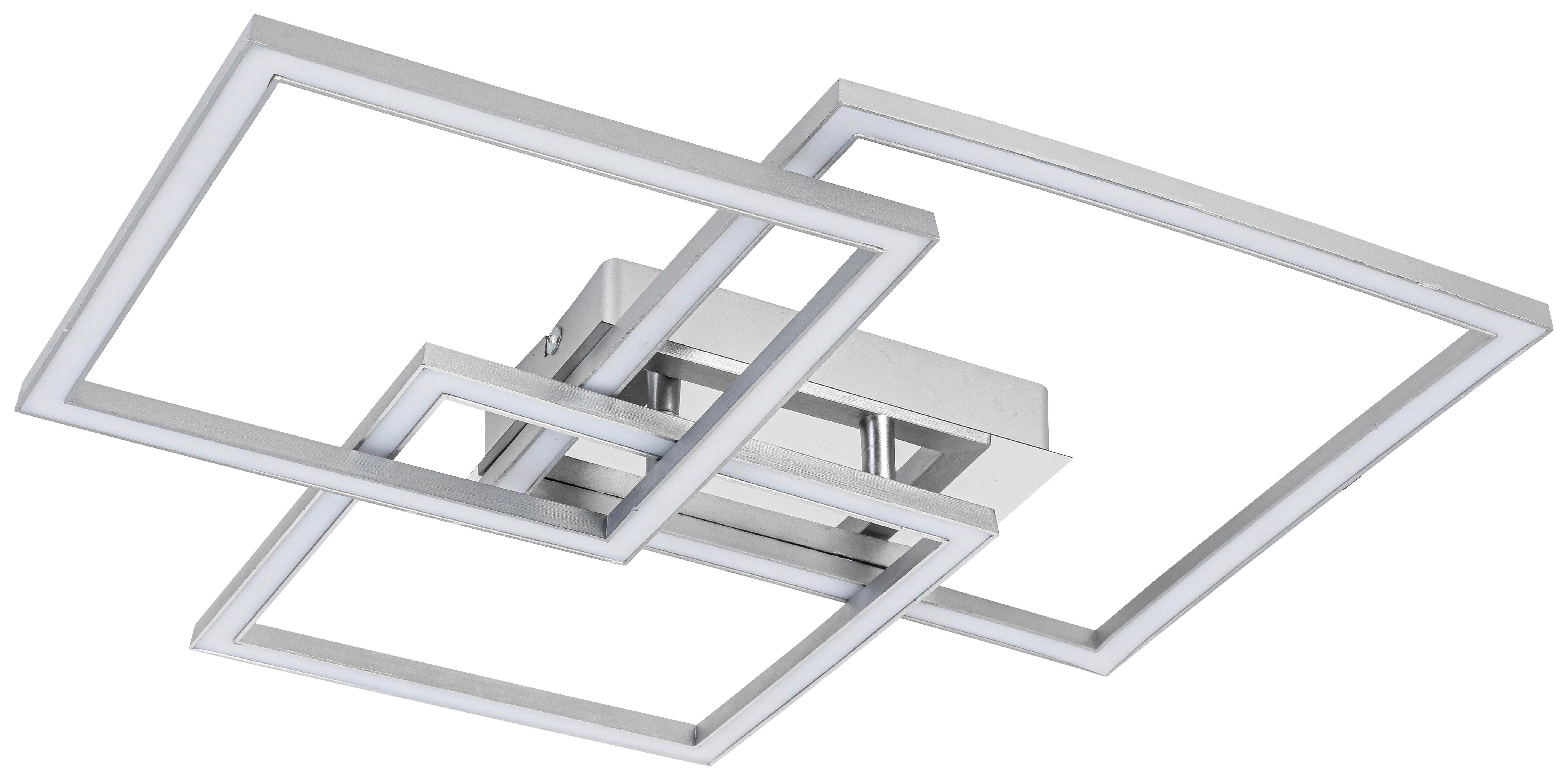 Nolo LED-Deckenleuchte Triple silber Kunststoff B/H/L: ca. 45x8x49,5 cm Triple - silber (49,50/45,00/8,00cm) - Nolo