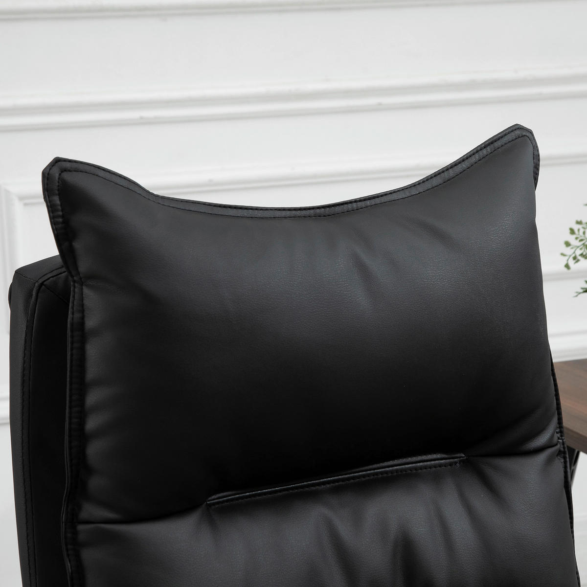 Drehstuhl 921-335BK schwarz 921-335BK - schwarz (66,00/122,00/72,00cm) - Vinsetto