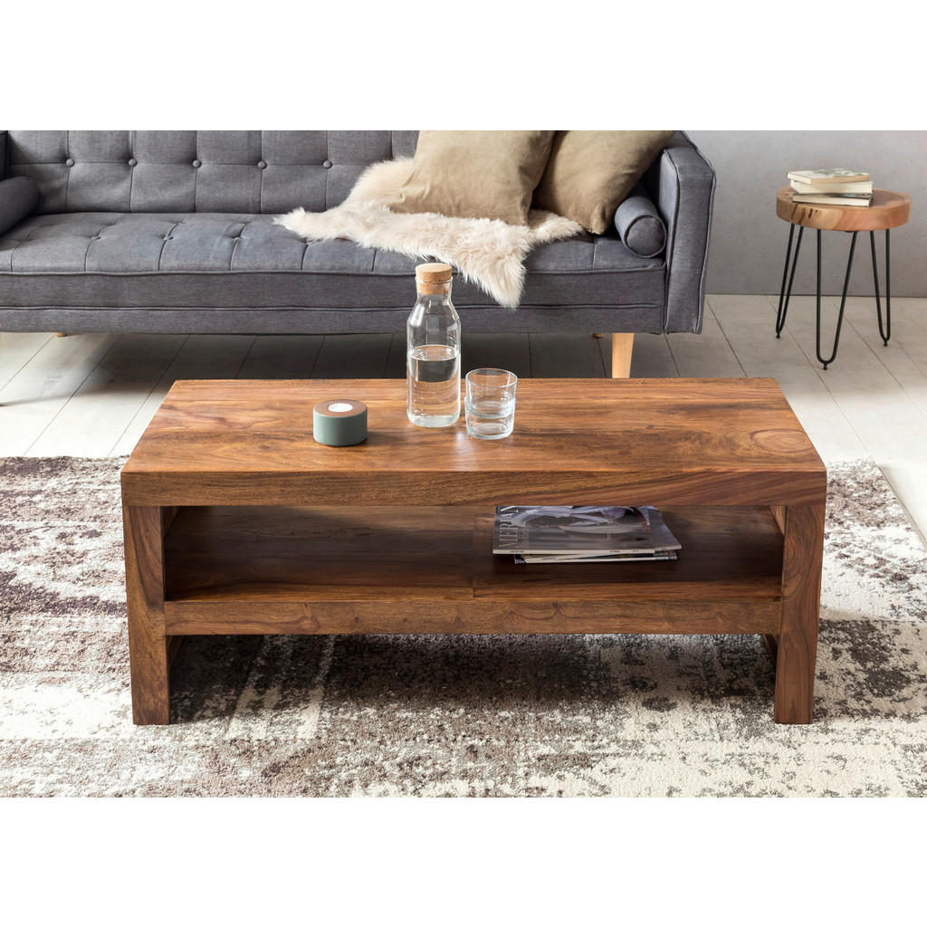 Thumbnail - Couchtisch braun B/H/T: ca. 110x45x45 cm