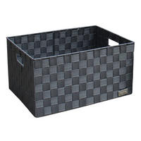 POCOline Aufbewahrungskorb grau Nylon B/H/L: ca. 20x28x38 cm Korb_Nina_XL grau - grau (38,00/20,00/28,00cm) - POCOline