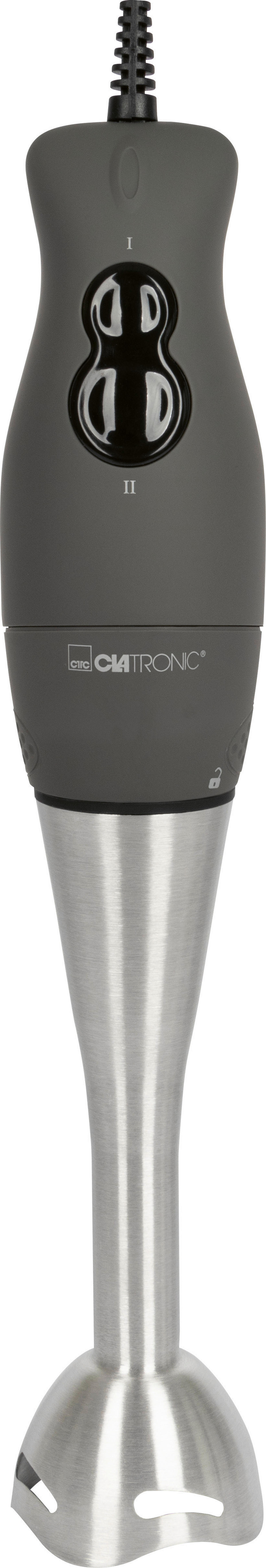 CLATRONIC Stabmixerset SMS 3777 schwarz Edelstahl B/H/T: ca. 16x37x15 cm Stabmixerset - schwarz (16,00/37,00/15,00cm) - CLATRONIC