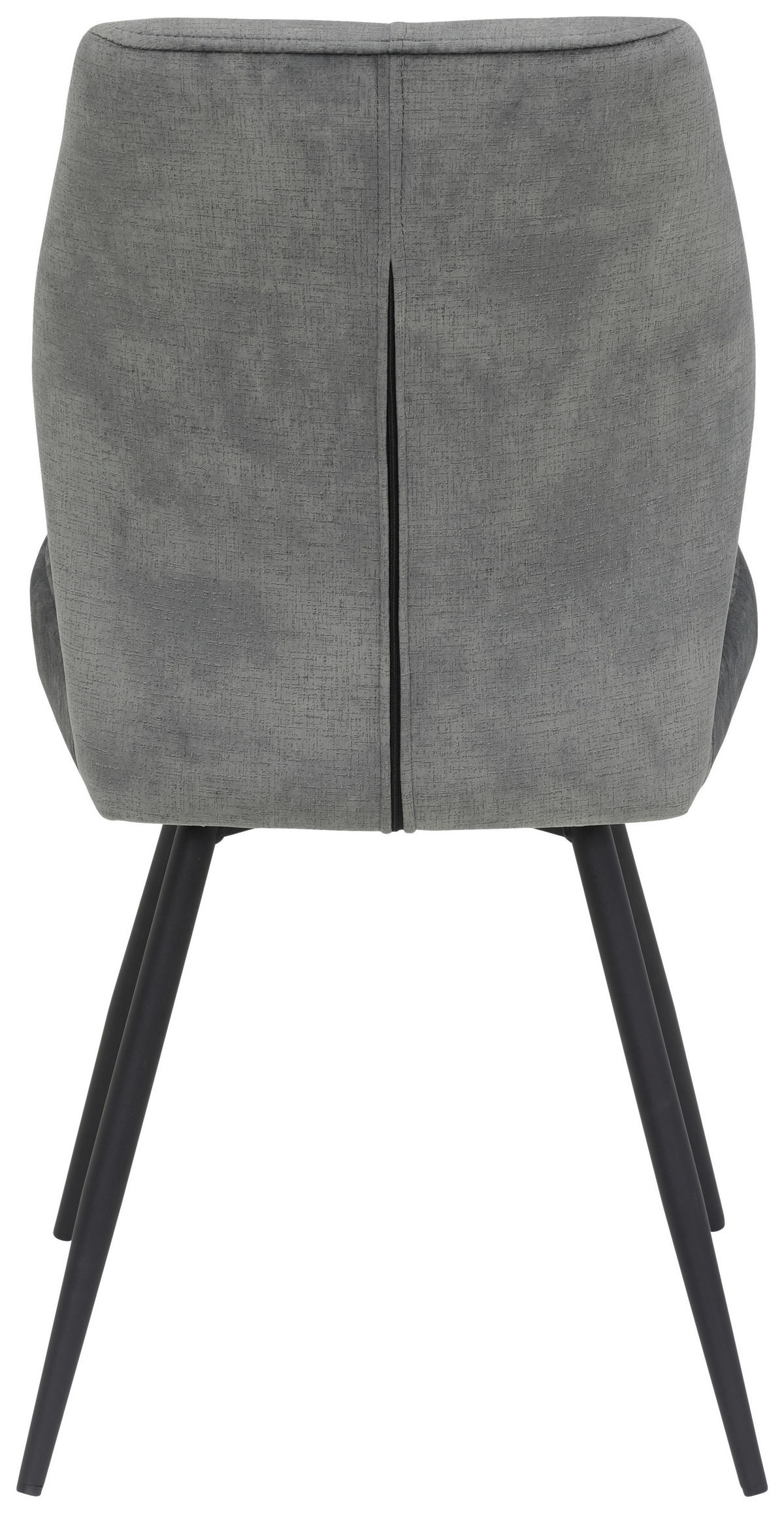 Stuhl Ally grau Microfaser B/H/T: ca. 46x89x60 cm Ally - schwarz/grau (46,00/89,00/60,00cm)