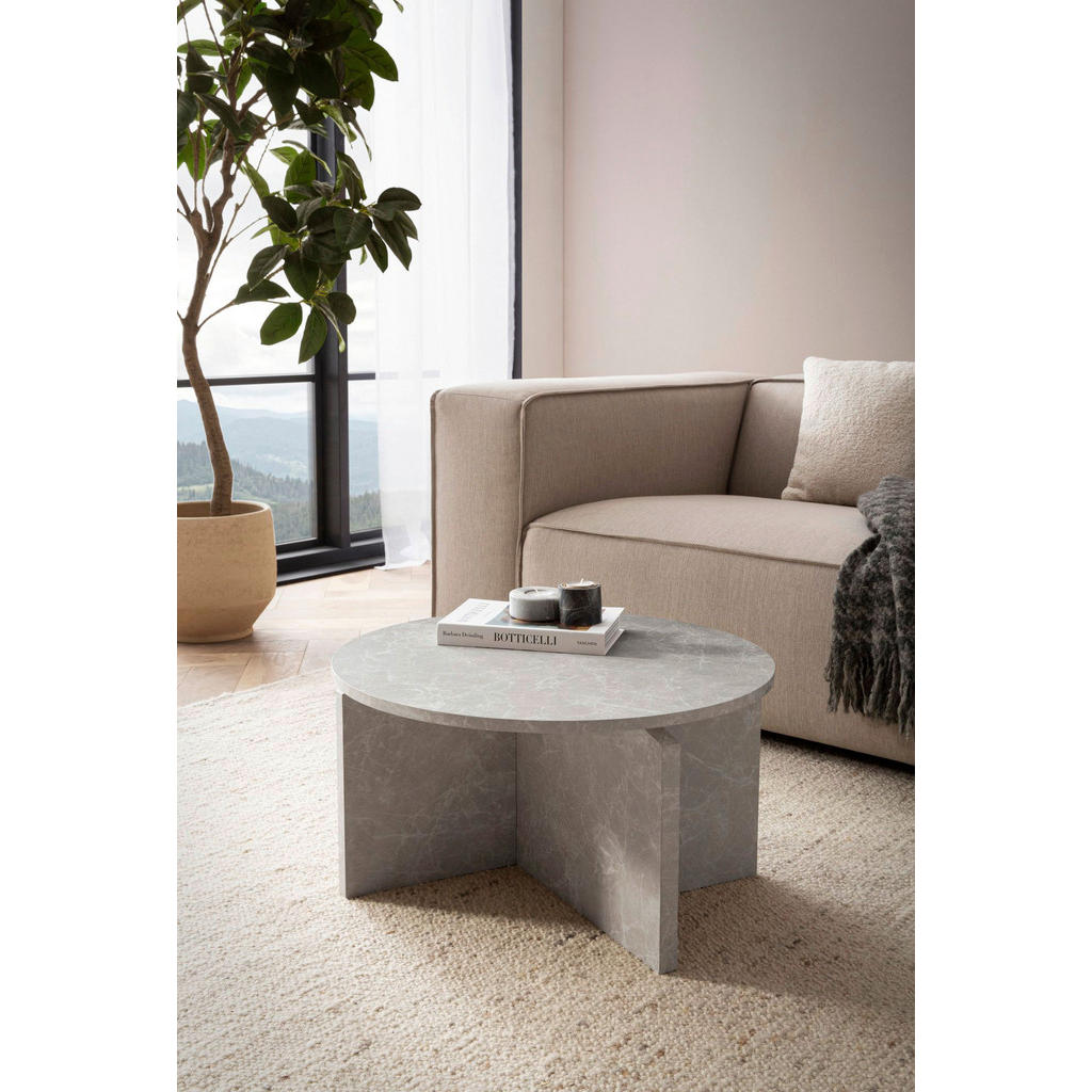 Thumbnail - Couchtisch Sandgrau B/H/T: ca. 60x33x60 cm