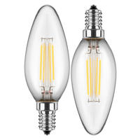 Blulaxa Leuchtmittel 49801 E14 LED-Kerzenform_2erPack E14 - (3,00/9,00cm) - Blulaxa