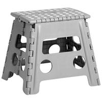 Zeller Klapphocker grau B/H/L: ca. 30x32x37 cm Klapphocker - grau (37,00/30,00/32,00cm) - Zeller