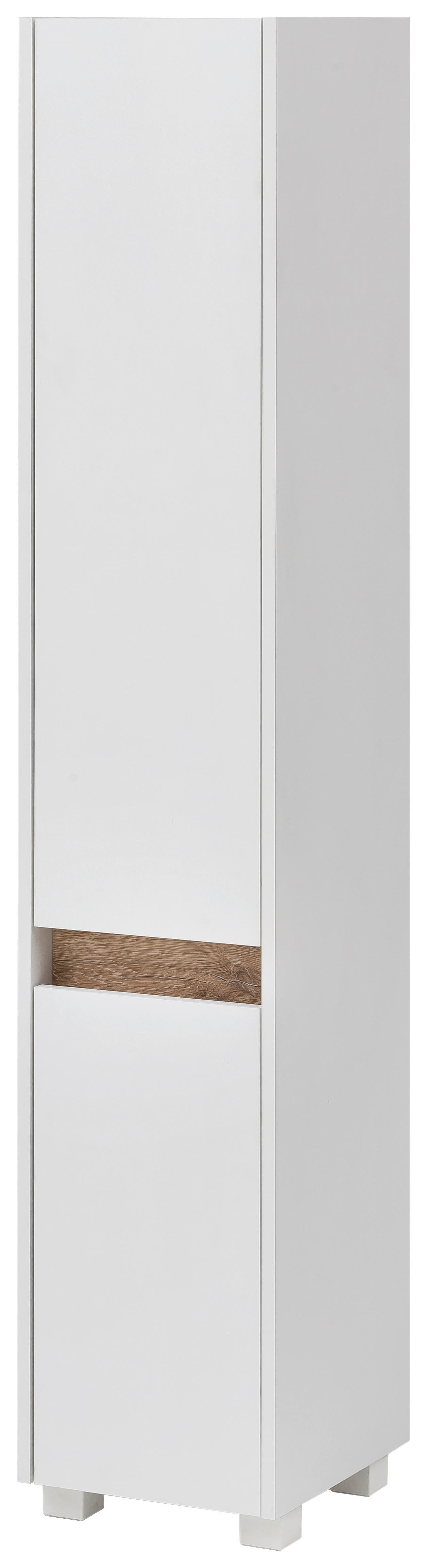 Hochschrank Cosmo perlweiß Optik B/H/T: ca. 30,2x164,5x33 cm Cosmo - (30,20/164,50/33,00cm) - Möbelpartner