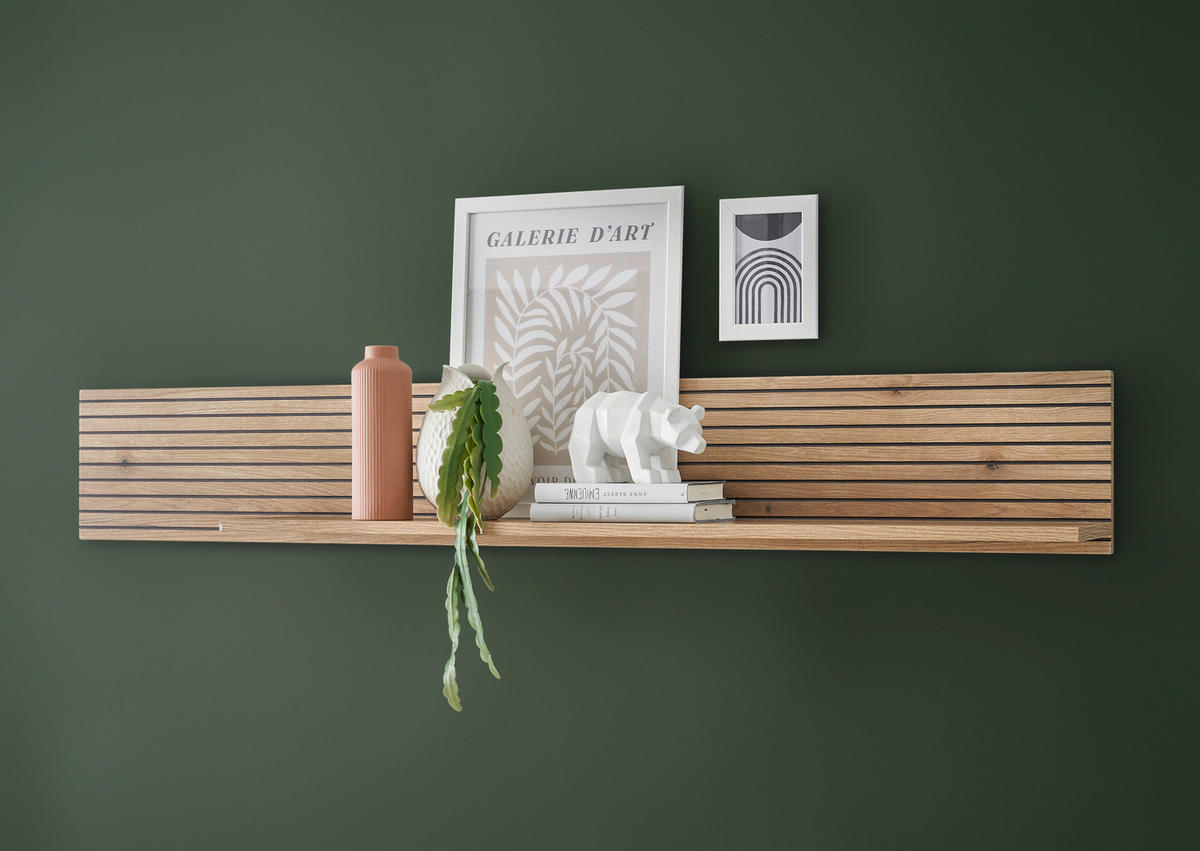 Wandregal Hudson Eiche Evoke Coast Nachbildung B/H/T: ca. 150x22x21 cm Hudson - Eiche (150,00/22,00/21,00cm)