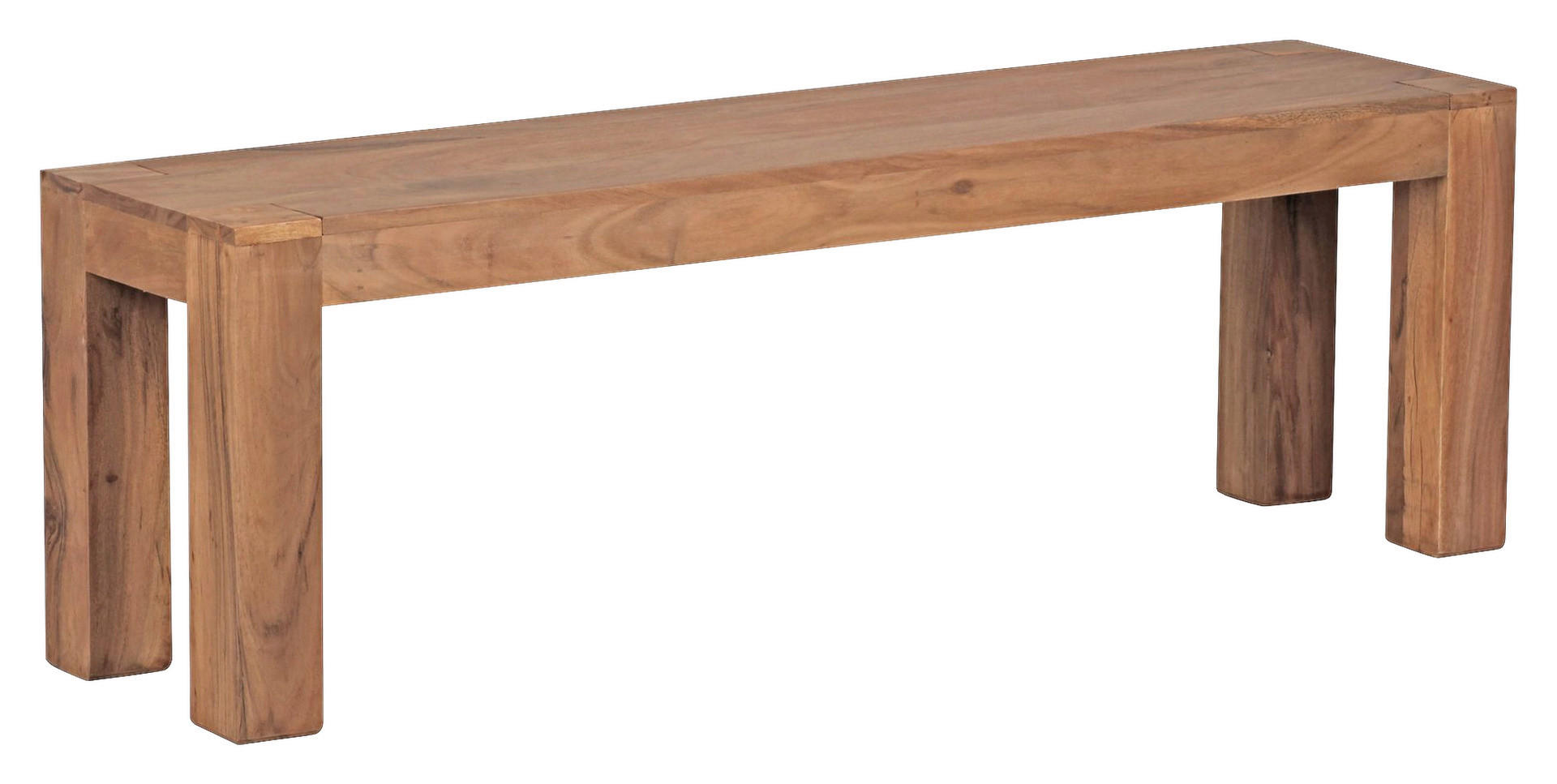 Sitzbank natur Akazie B/H/T: ca. 140x45x35 cm Sitzbank - natur (140,00/45,00/35,00cm) - Wohnling