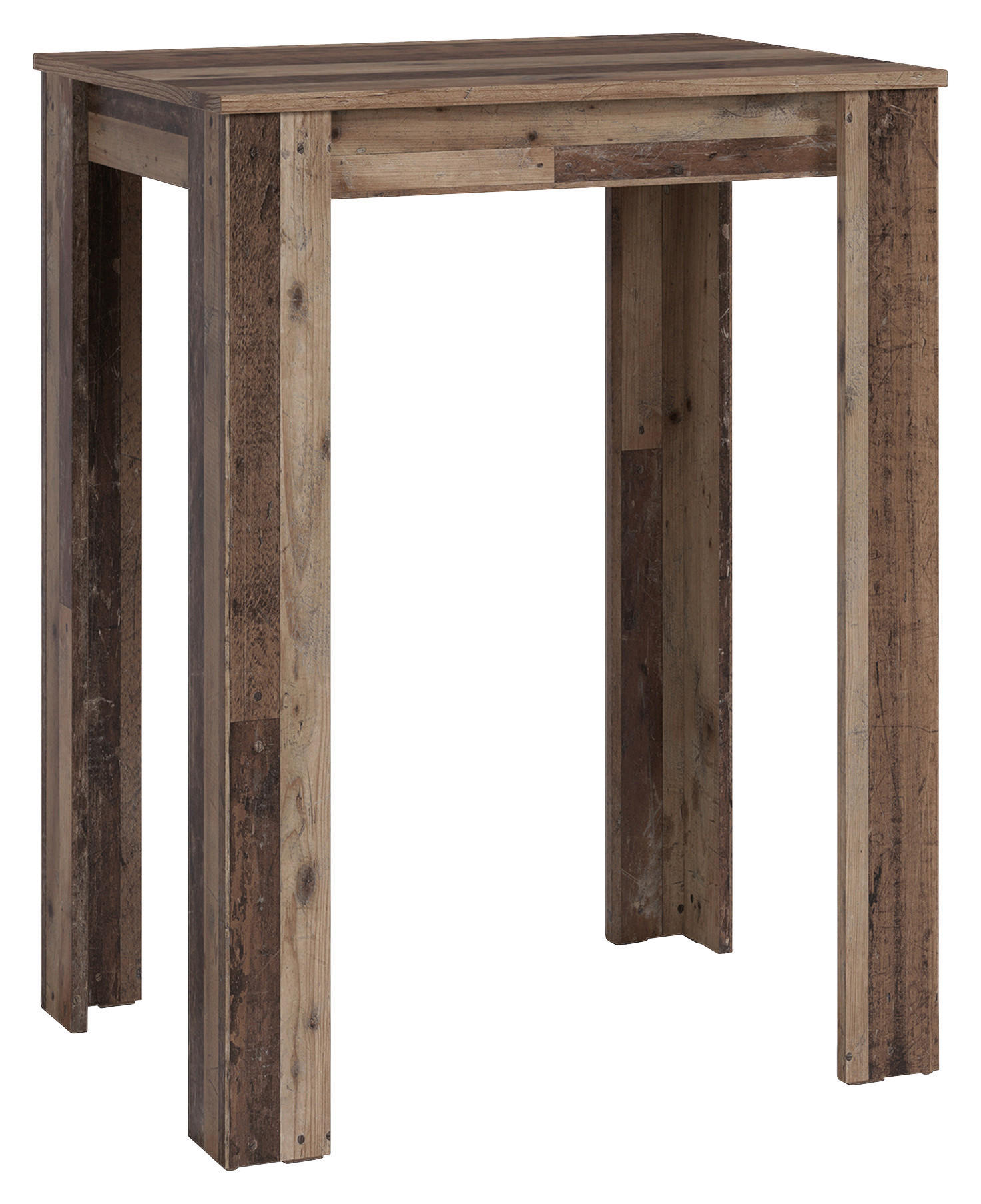 Bartisch NELE Eiche Old Wood Nachbildung Holzwerkstoff B/H/T: ca. 80x104x60 cm NELE - Eiche (80,00/104,00/60,00cm)