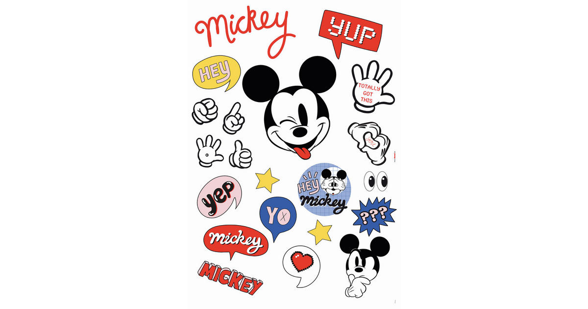 a Thing online Wandtattoo ▷ B/L: Mickey a ca. Ist Mickey Disney Ist 50x70 kaufen cm Komar bei POCO Thing