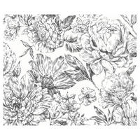 Komar Fototapete Flowerbed Blumen B/L: ca. 300x250 cm Flowerbed - (300,00/250,00cm) - Komar